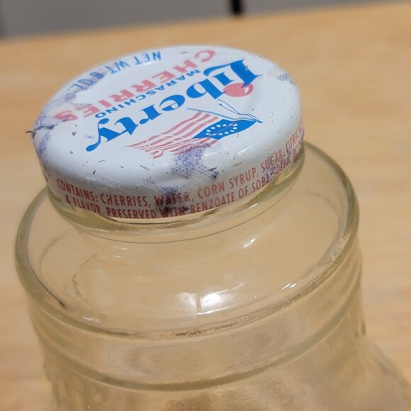 Vintage 1776-1976 Bicentennial Liberty Maraschino Cherries Bell Shaped 6 oz Jar - Picture 7 of 11